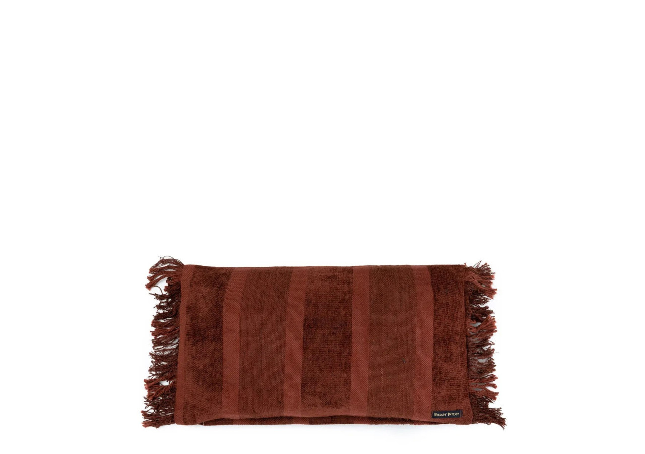 Housse de Coussin Oh My Gee - Velours Bourgogne - 30x50 - INIE001BuV-30x50 - Bazar Bizar