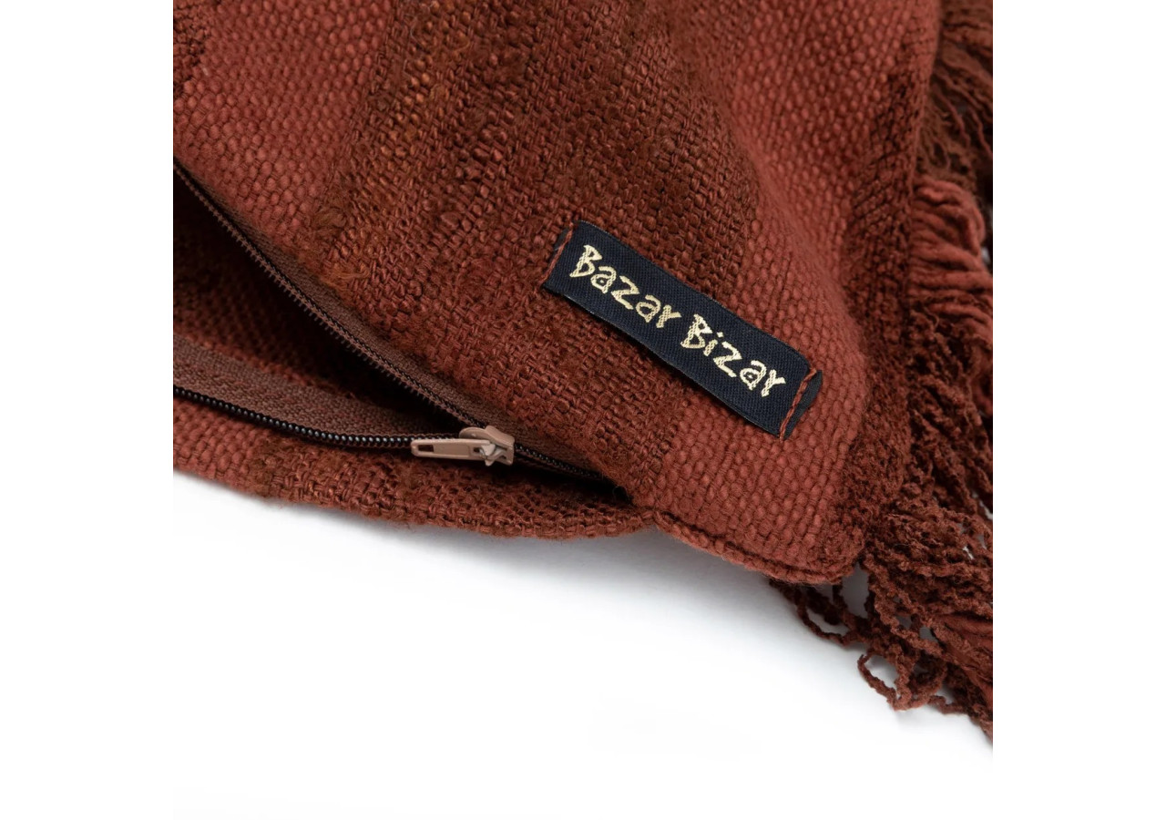 Housse de Coussin Oh My Gee - Velours Bourgogne - 30x50 - INIE001BuV-30x50 - Bazar Bizar