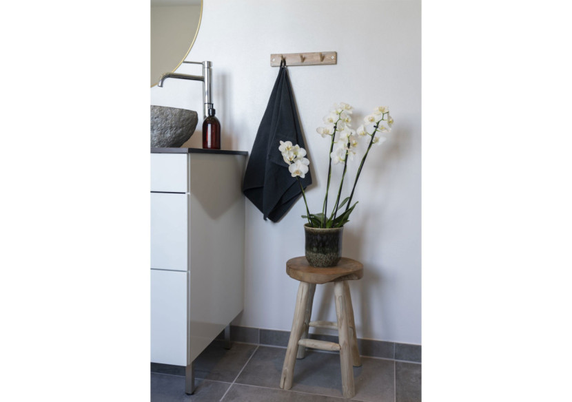 Tabouret BADIA - Tabouret en teck avec 4 pieds - 1501100 - House Nordic