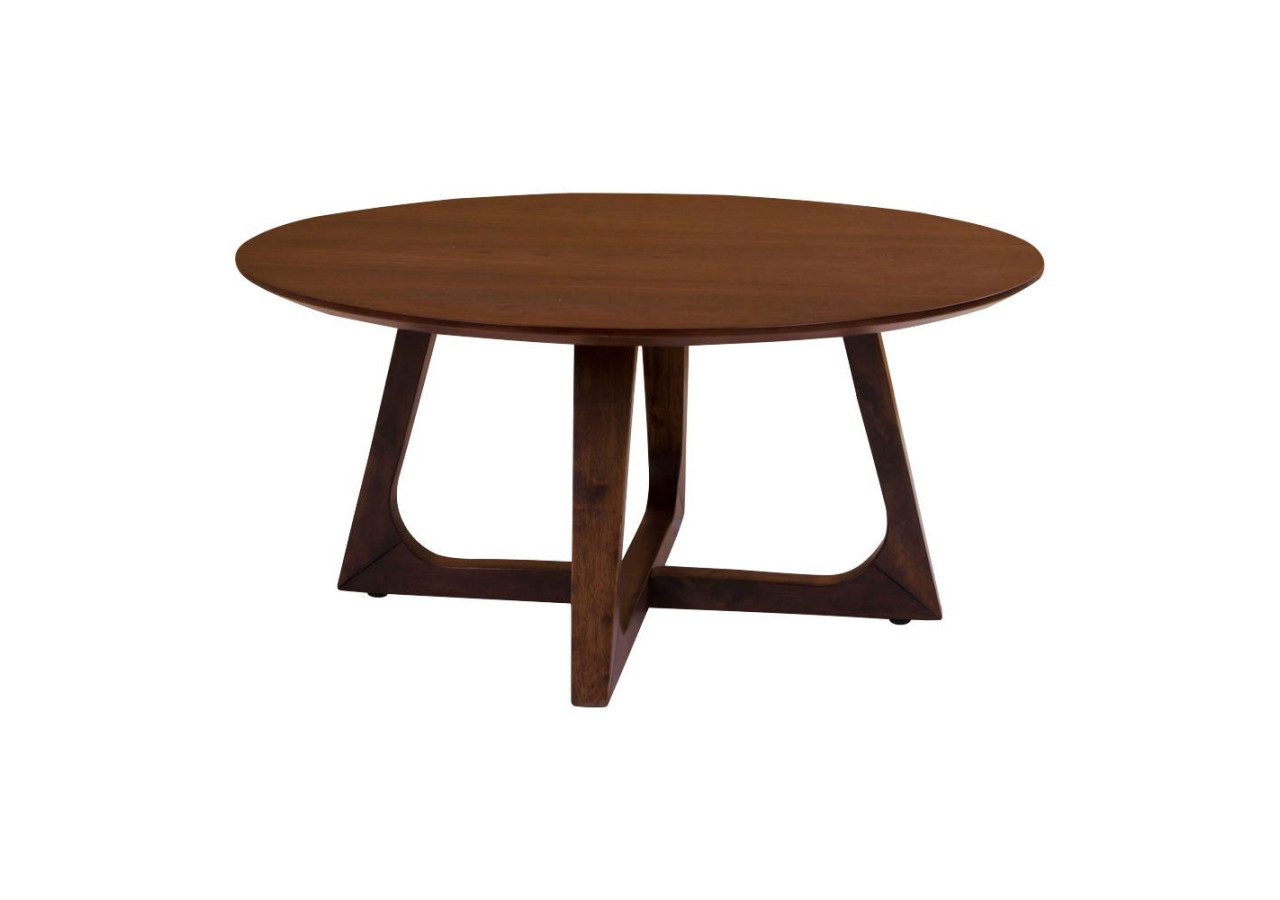 Table basse Hellerup - Placage en noyer 75 cm - 2101010 - House Nordic