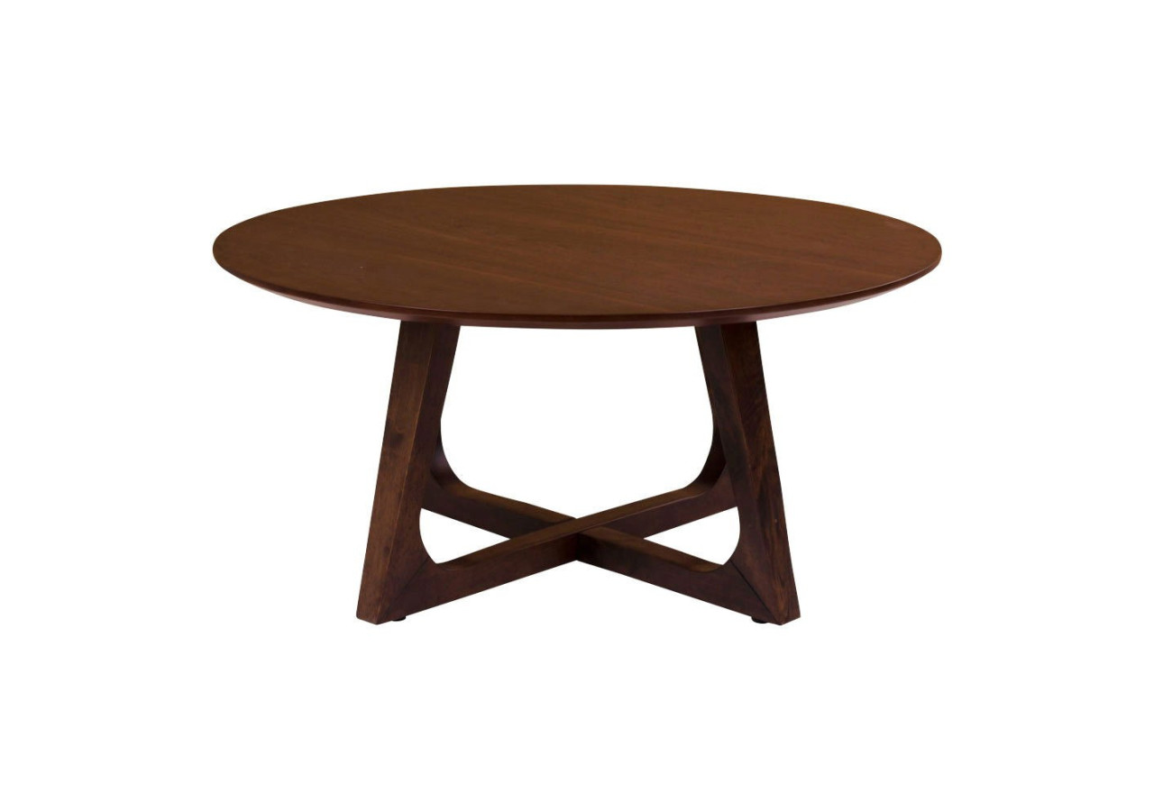 Table basse Hellerup - Placage en noyer 75 cm - 2101010 - House Nordic