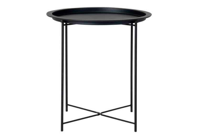 Table d'Appoint BASTIA - Acier noir 47 x 50 cm - 2101350 - House Nordic Table d'Appoint BASTIA - Acier noir 47 x 50 cm - 2101350 - House Nordic