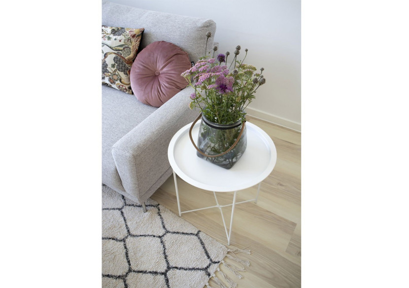 Table d'Appoint BASTIA - Acier blanc 47 x 50 cm - 2101360 - House Nordic Table d'Appoint BASTIA - Acier blanc 47 x 50 cm - 2101360 - House Nordic