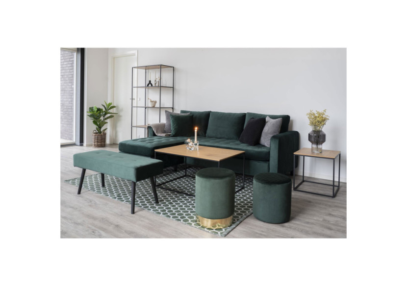 Table Basse VITA - Cadre noir avec plateau effet chêne 90 x 60 x 45 cm - 2101500 - House Nordic Table Basse VITA - Cadre noir avec plateau effet chêne 90 x 60 x 45 cm - 2101500 - House Nordic