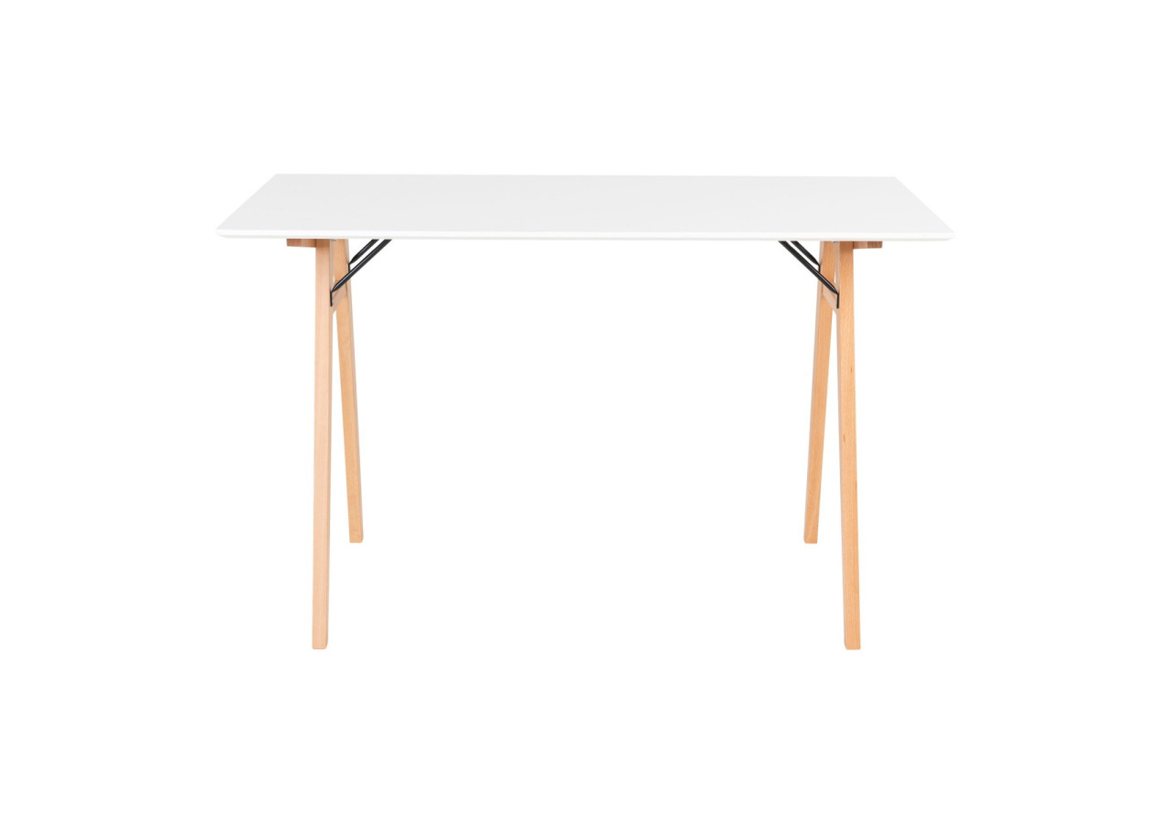 Bureau VOJENS - En blanc et naturel 120 x 60 x 75 cm - 2402020 - House Nordic