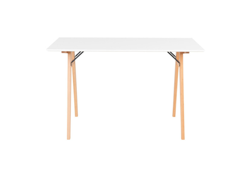 Bureau VOJENS - En blanc et naturel 120 x 60 x 75 cm - 2402020 - House Nordic