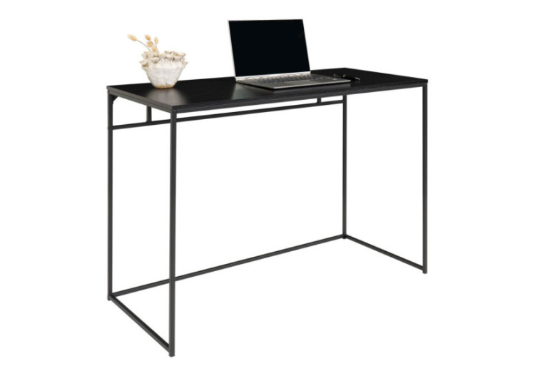 Bureau Vita - Cadre noir et plateau noir 100 x 45 x 75 cm - 2402050 - House Nordic