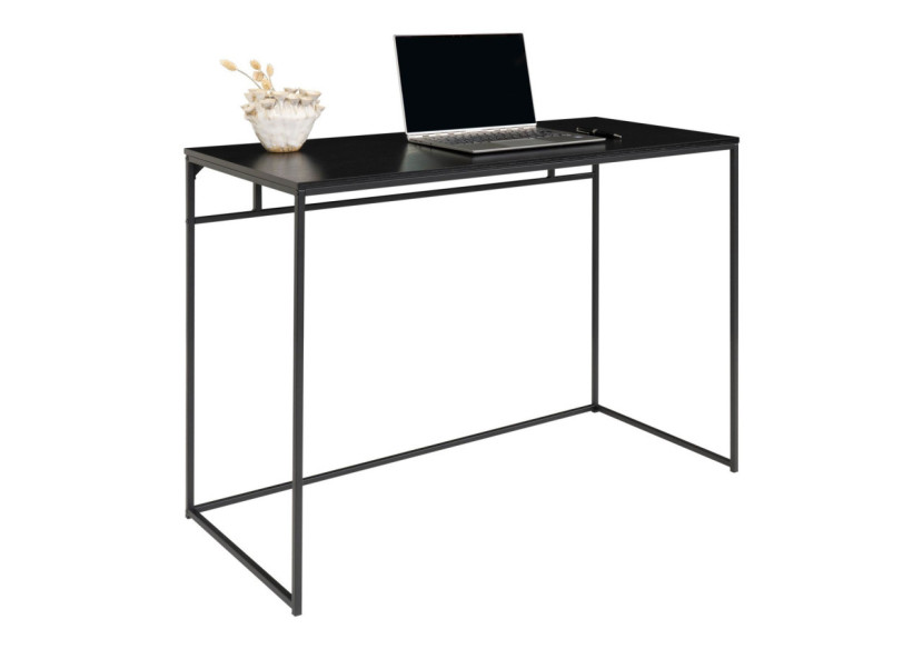 Bureau Vita - Cadre noir et plateau noir 100 x 45 x 75 cm - 2402050 - House Nordic