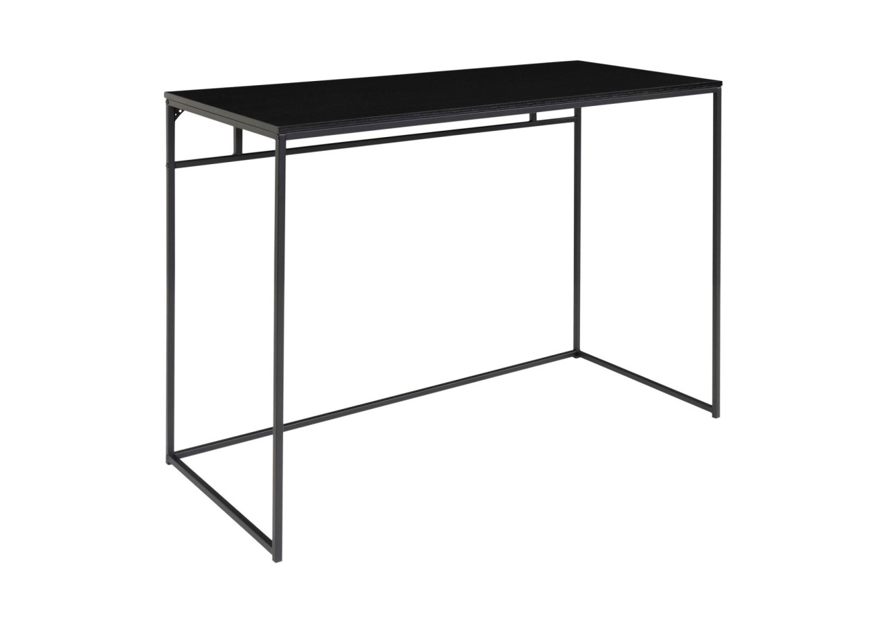 Bureau Vita - Cadre noir et plateau noir 100 x 45 x 75 cm - 2402050 - House Nordic
