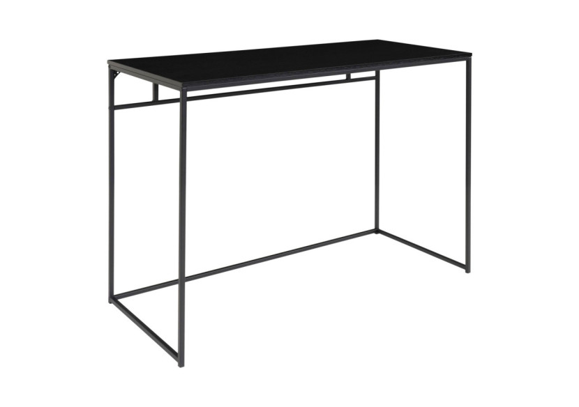 Bureau Vita - Cadre noir et plateau noir 100 x 45 x 75 cm - 2402050 - House Nordic