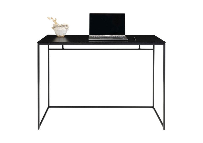 Bureau Vita - Cadre noir et plateau noir 100 x 45 x 75 cm - 2402050 - House Nordic