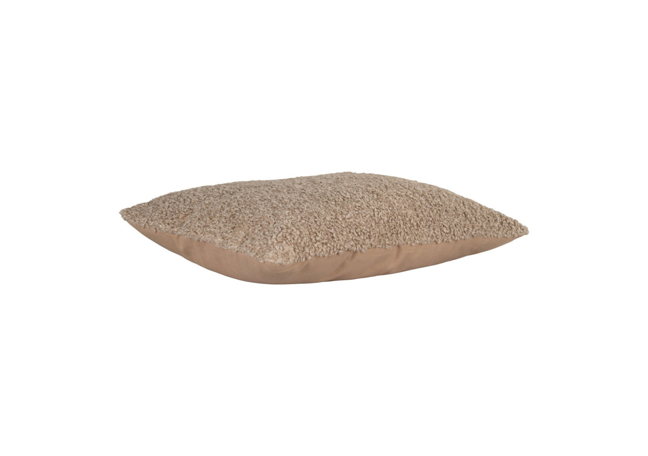 Coussin TAVIRA - Boucle gris-brun 45 x 60 cm - 3962075 - House Nordic