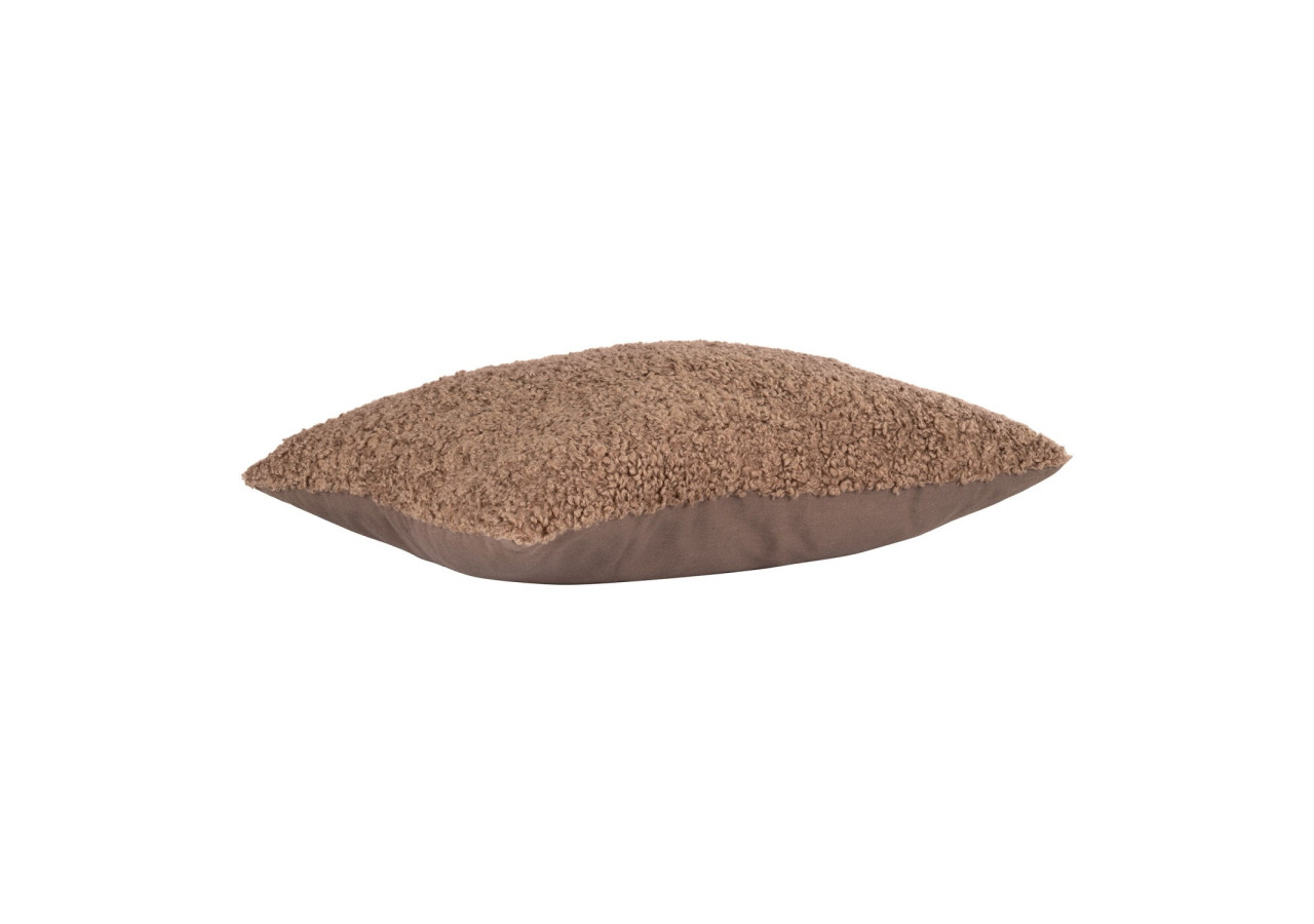 Coussin TAVIRA - Boucle marron 45 x 60 cm - 3962076 - House Nordic