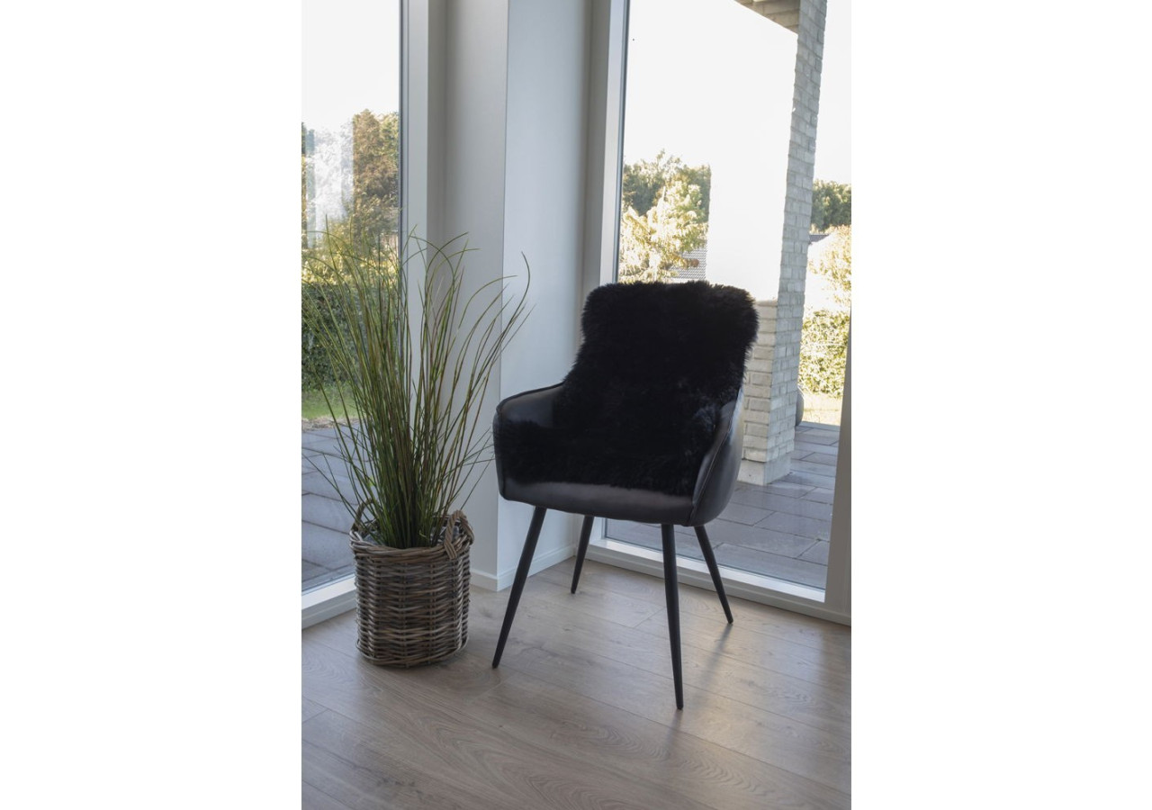 Peau de Mouton - Lambskin noire 50x85 cm - 3981004 - House Nordic