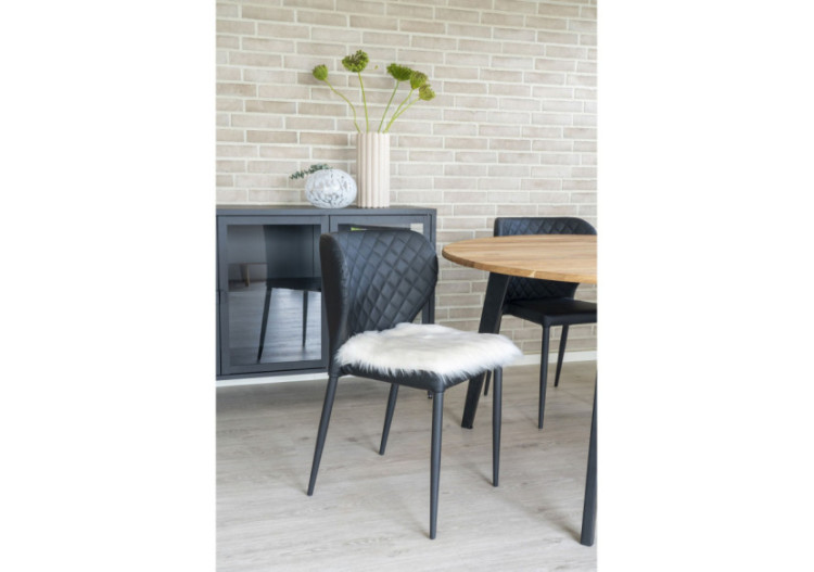 Lambskin Seat Artificiel - Peau de mouton synthétique ivoire 40x40 cm - 3981152 - House Nordic 2