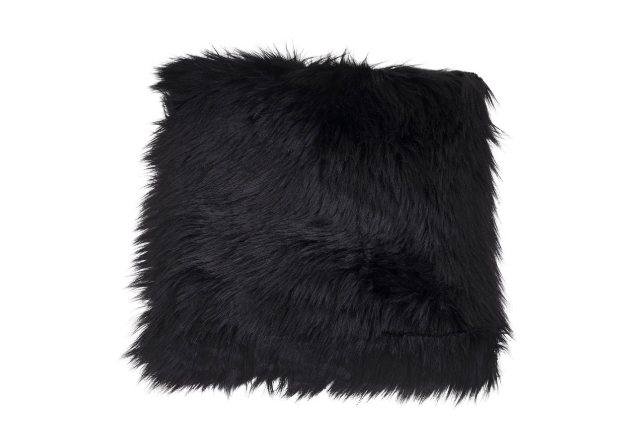 Lambskin Seat Artificiel - Peau de mouton synthétique noire 40x40 cm - 3981153 - House Nordic