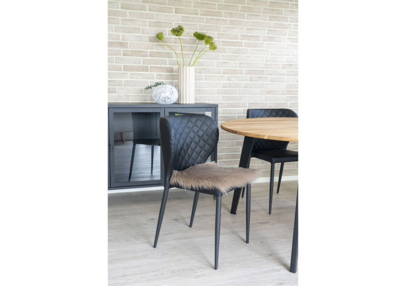 Lambskin Seat Artificiel - Peau de mouton synthétique champignon 40x40 cm - 3981154 - House Nordic