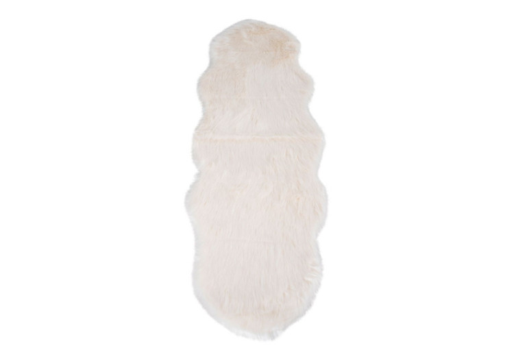Lambskin Artificiel - Peau de mouton synthétique ivoire 60x180 cm - 3981210 - House Nordic