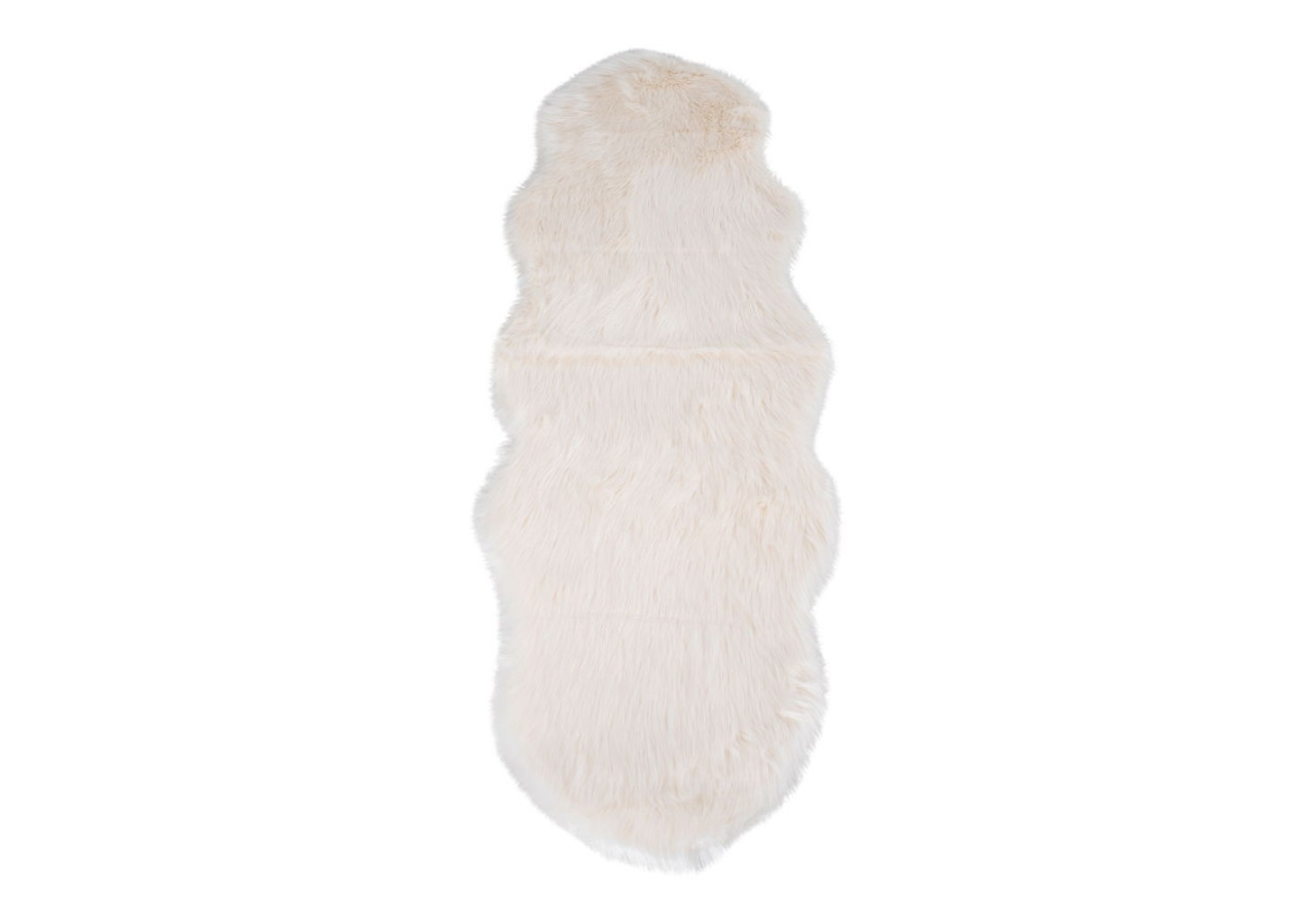 Lambskin Artificiel - Peau de mouton synthétique ivoire 60x180 cm - 3981210 - House Nordic