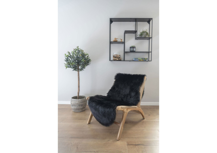 Peau de mouton artificielle - Noir 60x180 cm - 3981211 - House Nordic Peau de mouton artificielle - Noir 60x180 cm - 3981211 - House Nordic