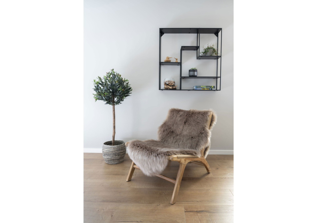 Peau de mouton artificielle - Couleur champignon 60x180 cm - 3981212 - House Nordic