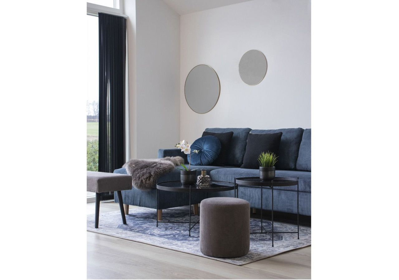 Miroir Jersey - Cadre en métal aspect laiton 60 cm - 4001160 - House Nordic