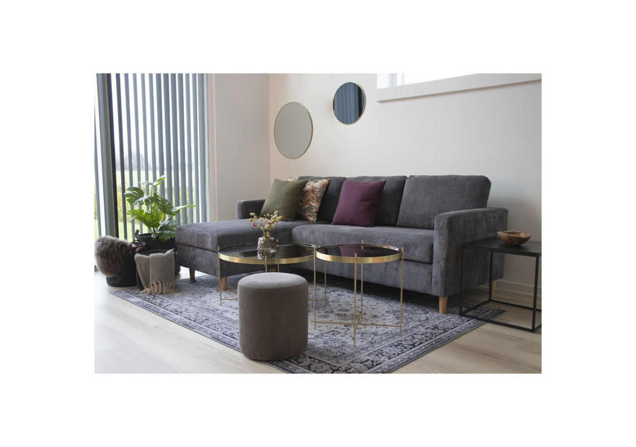 Miroir Jersey - Cadre en métal aspect laiton 60 cm - 4001160 - House Nordic