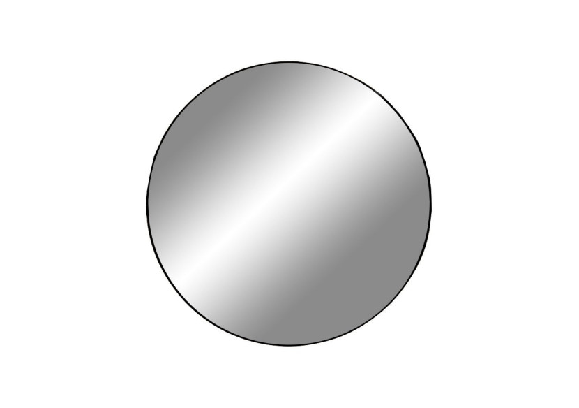 Miroir Jersey - Cadre noir 60 cm - 4001210 - House Nordic