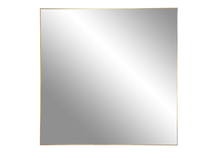 Miroir JERSEY - Miroir avec cadre en acier effet laiton 60x60 cm - 4001360 - House Nordic