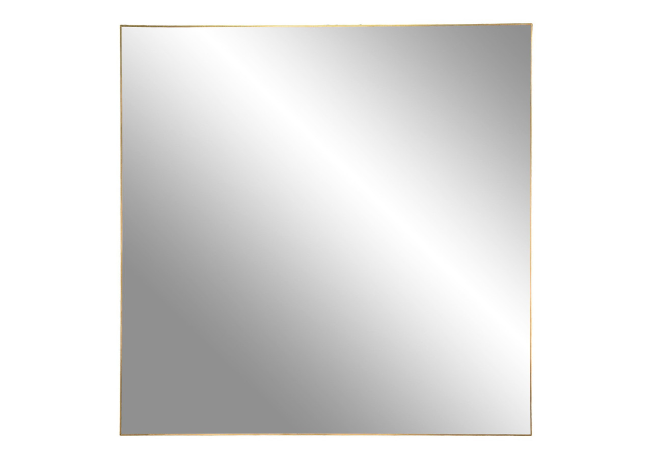Miroir JERSEY - Miroir avec cadre en acier effet laiton 60x60 cm - 4001360 - House Nordic