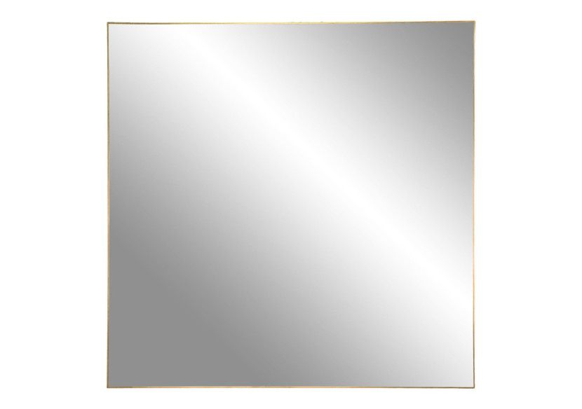 Miroir JERSEY - Miroir avec cadre en acier effet laiton 60x60 cm - 4001360 - House Nordic