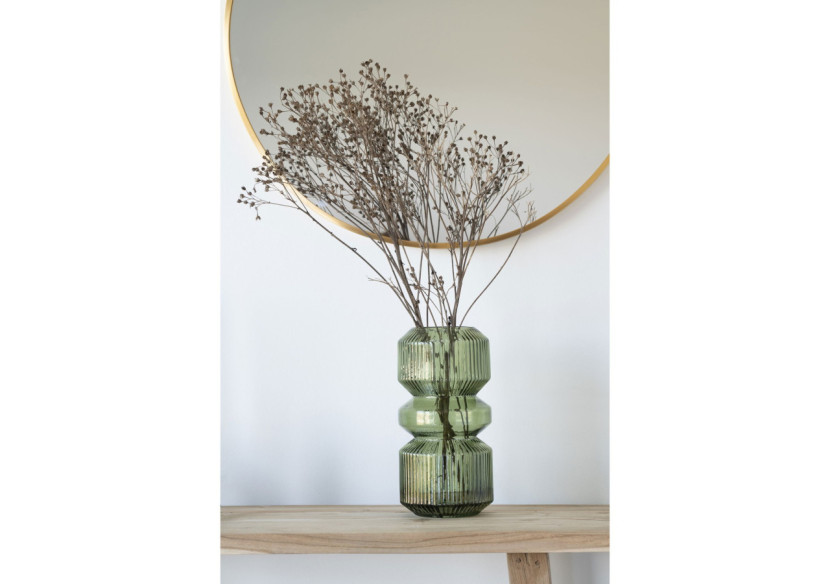 Miroir MADRID - Miroir avec cadre effet laiton 60 cm - 4001450 - House Nordic