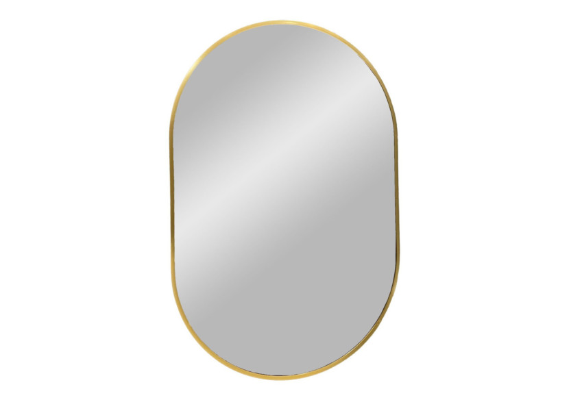 Miroir MADRID - Miroir avec cadre effet laiton 50x80 cm - 4001550 - House Nordic