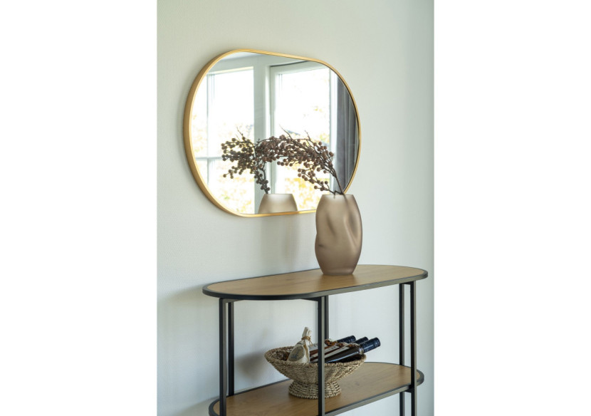 Miroir MADRID - Miroir avec cadre effet laiton 50x80 cm - 4001550 - House Nordic