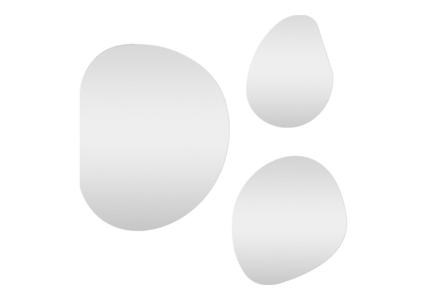 Ensemble de Miroirs PALERMO - Miroir sans cadre, set de 3 - 4001570 - House Nordic
