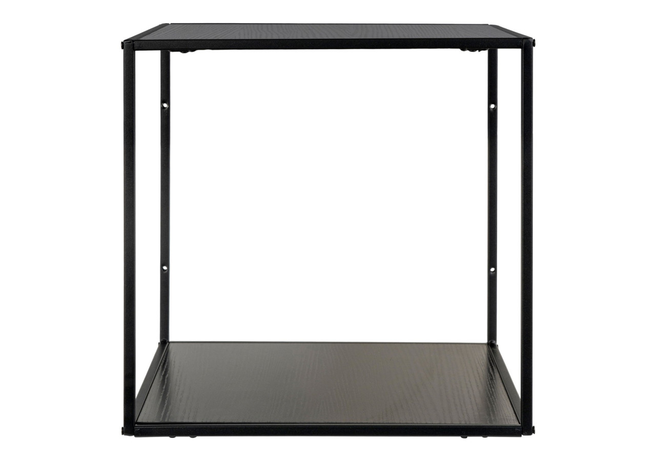 Étagère VITA - Cadre noir avec étagères noires 36 x 36 x 36 cm - 4282240 - House Nordic