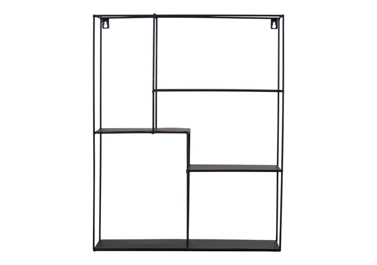 Étagère Mons - Étagère avec cadre en acier noir 40,5x10,5 cm - 4292150 - House Nordic