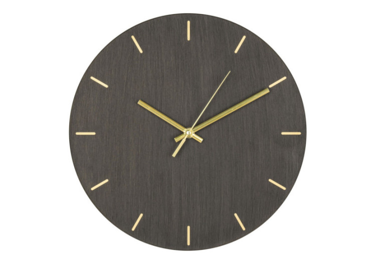 Horloge Murale ASTI - Structure en bois gris 30 cm - 4361105 - House Nordic