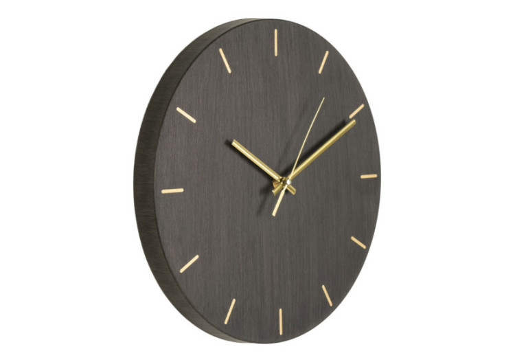 Horloge Murale ASTI - Structure en bois gris 30 cm - 4361105 - House Nordic 2