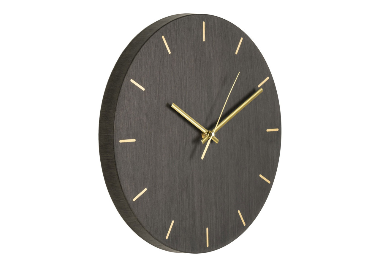 Horloge Murale ASTI - Structure en bois gris 30 cm - 4361105 - House Nordic