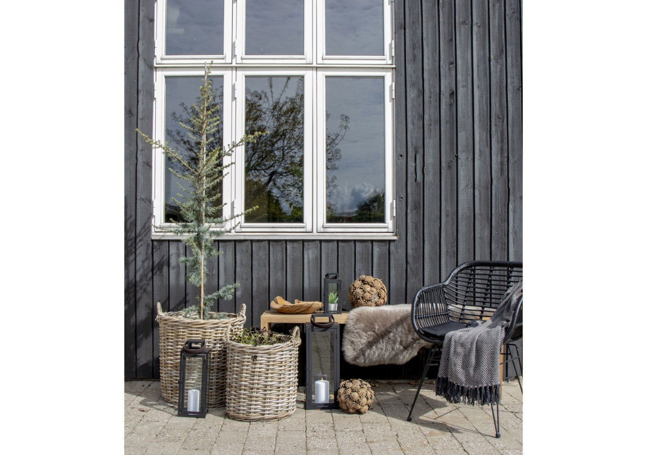 Ensemble de 2 Bacs Indo - Bacs ronds en kubu - 4401100 - House Nordic