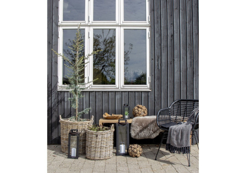 Ensemble de 2 Bacs Indo - Bacs ronds en kubu - 4401100 - House Nordic