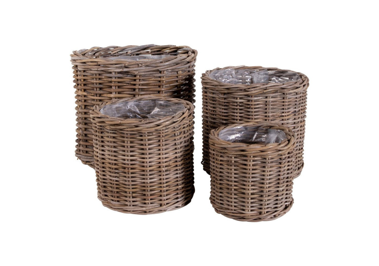 Ensemble de 4 Bacs Bogor - Bacs ronds en kubu - 4401120 - House Nordic