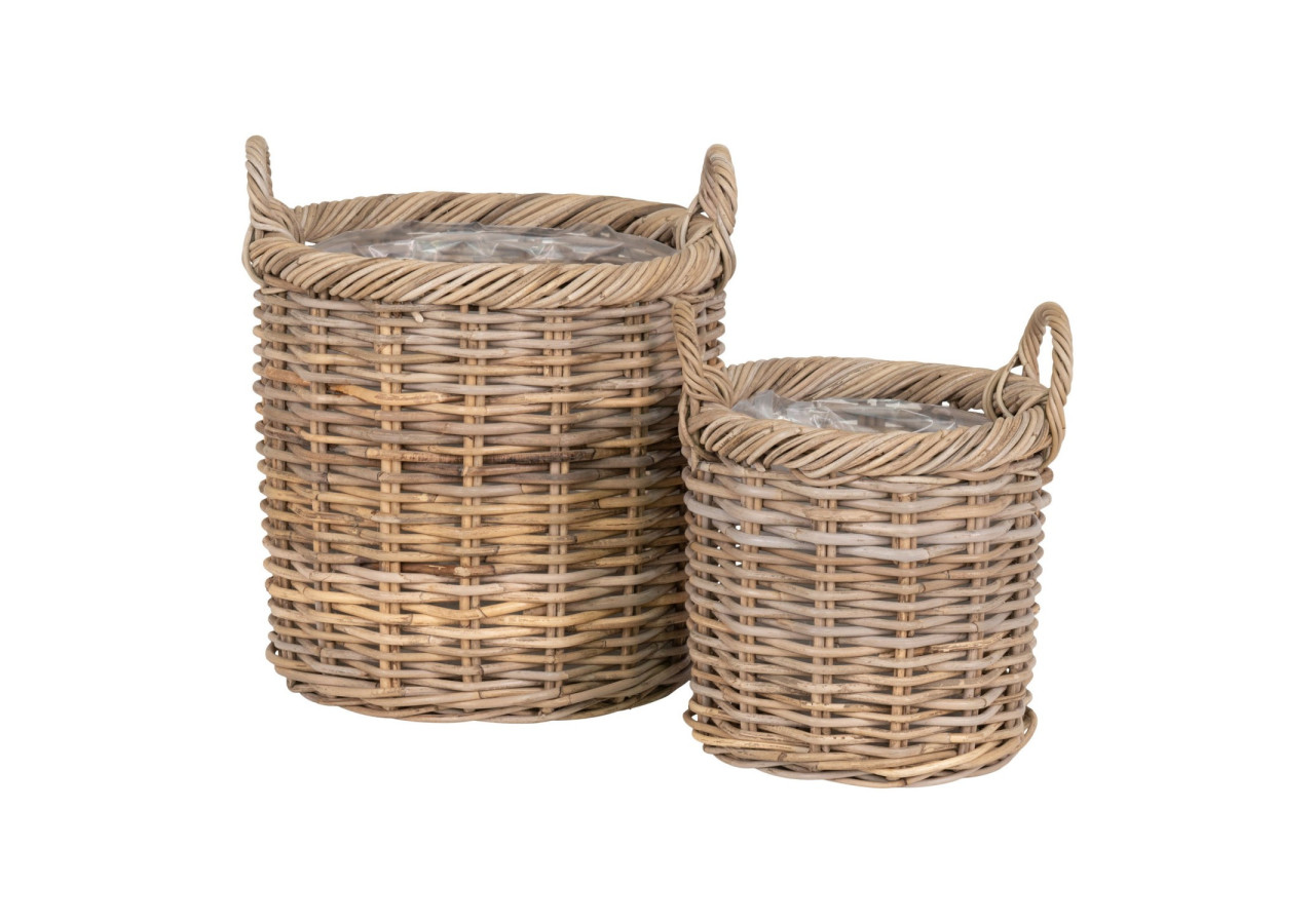 Ensemble de 2 Bacs Gili - Bacs ronds en kubu - 4401131 - House Nordic