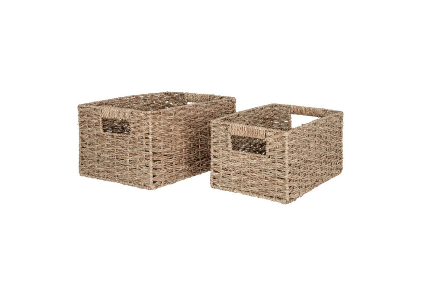 Bacs Rectangulaires Venoso - Panier en herbe de mer, set de 2 - 4401395 - House Nordic Bacs Rectangulaires Venoso - Panier en herbe de mer, set de 2 - 4401395 - House Nordic