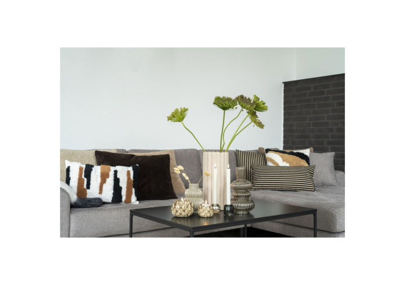 Vase en Verre - Vase en verre soufflé fumé 15x25 cm - 4441355 - House Nordic