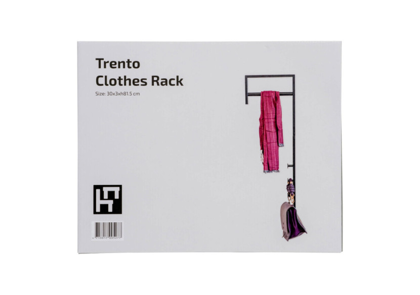 Portant à vêtements Trento - Portant noir en métal - 4494090 - House Nordic
