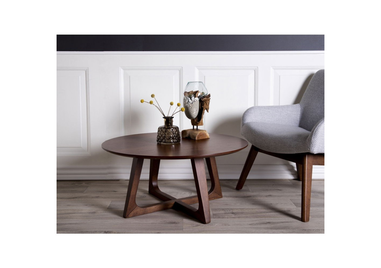 Goutte d'eau San Marino - Décoration en teck et verre H25 cm - 4501050 - House Nordic