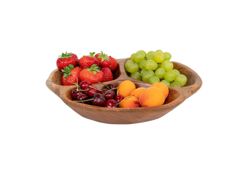 Bol Nola en Teck - 30 cm de diamètre - 4501100 - House Nordic