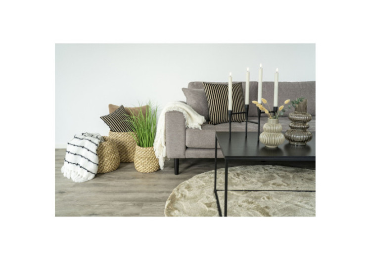 Bougeoir Métallique - Support pour 4 Bougies Noir - 4561160 - House Nordic 2